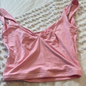 Pink Sleeveless Top